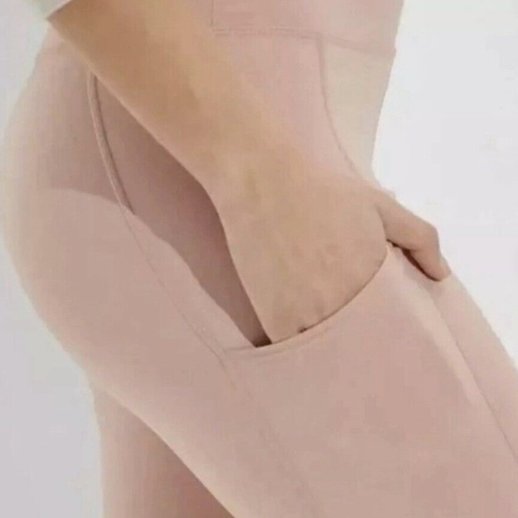 NWT American Eagle AE The Everything Pocket Legging Pink High Waste Size L - Picture 3 of 8